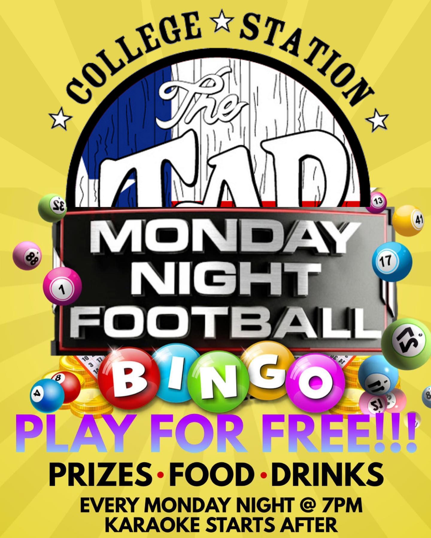 Tonight! Cozy up with us for some football bingo in the taproom at 6pm.  Easy to play, easy to win. Even if you don't like…
